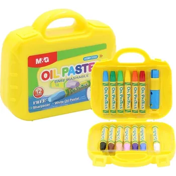 Kresba M & G Voskovky M&G šestihranné, 12 barev v kufříku
