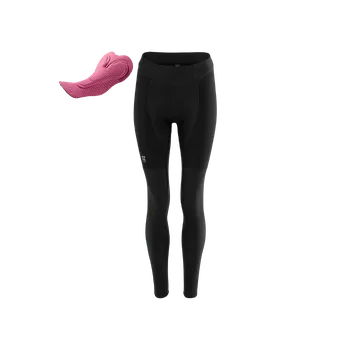 Cyklistické kalhoty KALAS PURE Z | Zateplené Cyklo kalhoty + sedlo | černé | DÁMSKÉ | Velikost: 5