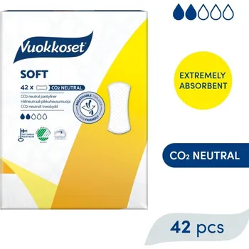 Menstruační vložka Vuokkoset Slipové vložky Soft 42 ks