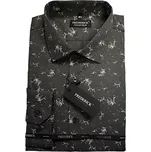 Pánská košile s dlouhým rukávem - střih REGULAR - vzor F748 - 40