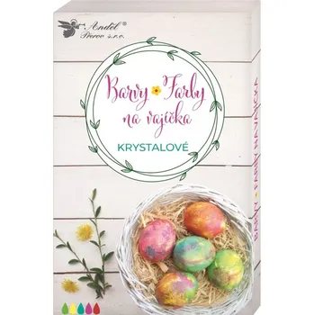 Anděl Přerov 7752 barva na vajíčka tableta 5 ks, krystalové