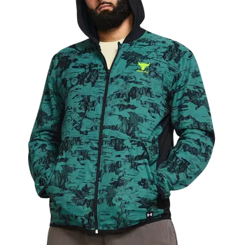 Pánská větrovka Bunda s kapucí Under Armour Project Rock Iso Tide Hybrid 1383215-449 Velikost L