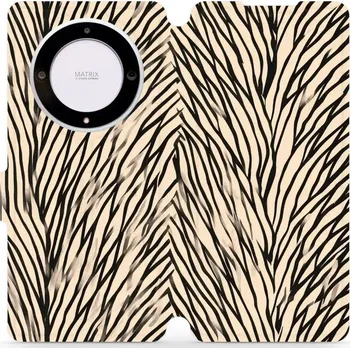 Pouzdro na mobilní telefon Flipové pouzdro Mobiwear - Honor Magic5 Lite 5G - VA52S V koruně stromu (Knížkové flip pouzdro, obal, kryt na mobil Honor Magic5 Lite 5G - VA52S V koruně stromu, materiál Umělá kůže + TPU - ochrana 360°, stojánek, silikonová vanička, magnetické zavírání)