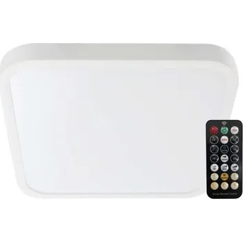 Bílé přisazené LED svítidlo čtvercové 420x420mm 36W IP44 s pohybovým MW čidlem a DO - LED Solution - 76681 - 76681