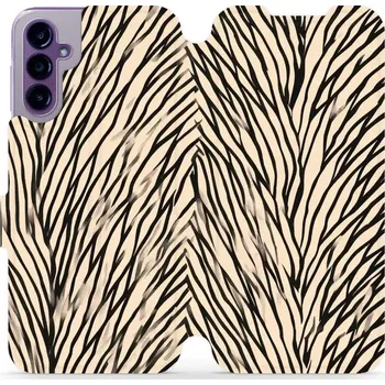 Pouzdro na mobilní telefon Flipové pouzdro Mobiwear - Samsung Galaxy A14 / A14 5G - VA52S V koruně stromu (Knížkové flip pouzdro, obal, kryt na mobil Samsung Galaxy A14 / A14 5G - VA52S V koruně stromu, materiál Umělá kůže + TPU - ochrana 360°, stojánek, silikonová vanička,)