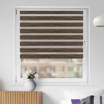 Roleta FEXI Zatemňovací Roleta Den a noc, Oriental eben, AA 109n v POLO kazetě, 150x30 cm