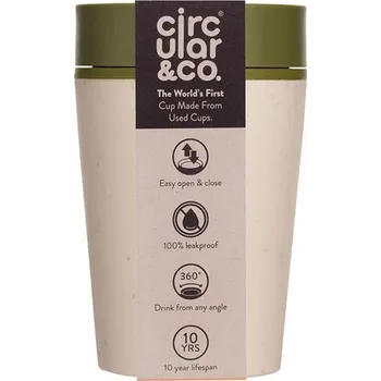 Circular&Co. Circular Cup 227 ml, krémový/zelený