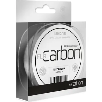 Delphin FLR CARBON - 100% fluorocarbon 0,125mm 1,3kg 50m