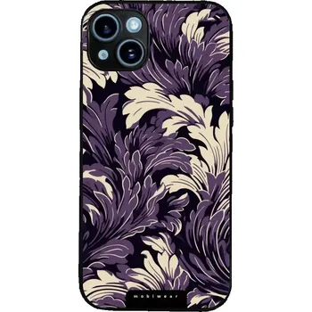 Pouzdro na mobilní telefon Lesklý kryt Mobiwear Glossy - Apple iPhone 14 Plus - GA46G Fialové rostliny (Prémiové lesklé pouzdro, obal, kryt Mobiwear Glossy na mobil Apple iPhone 14 Plus - GA46G Fialové rostliny, materiál Plast + TPU silikon - krytí po všech stranách, neošoupatelný)