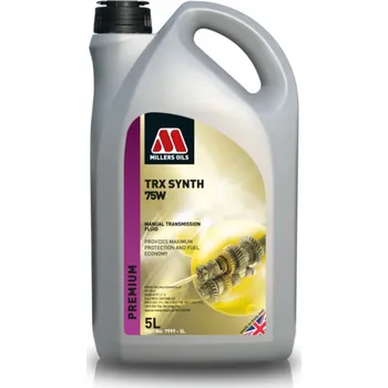 Auto-moto Plně syntetický převodový olej Millers Oils TRX Synth 75W 5l