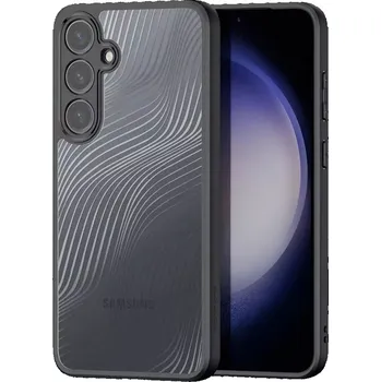 Pouzdro na mobilní telefon Silikonové pouzdro Dux Ducis Aimo na mobil Samsung Galaxy S24 čiré - černé (DUX DUCIS Aimo - pancéřové pouzdro pro Samsung Galaxy S24, černé)