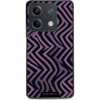 Pouzdro na mobilní telefon Lesklý kryt Mobiwear Glossy - Xiaomi Redmi Note 13 5G - GA55G Fialové klikyháky (Prémiové lesklé pouzdro, obal, kryt Mobiwear Glossy na mobil Xiaomi Redmi Note 13 5G - GA55G Fialové klikyháky, materiál Plast + TPU silikon - krytí po všech stranách,)
