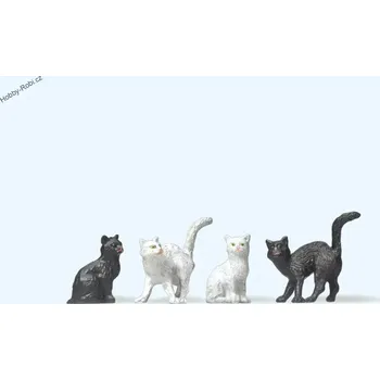 Modelová železnice Postavičky Kočky G - Preiser 47063 (Zahradní železnice)