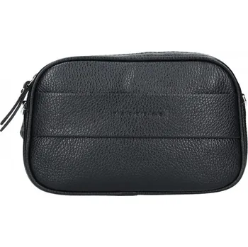 Kabelka Kožená ledvinka Rene dolaro Barva: Černá