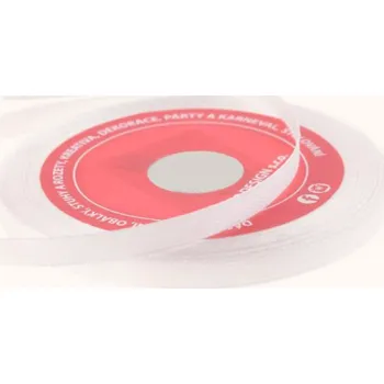 Stuha Saténová stuha smetanová š. 6 mm