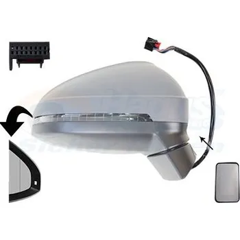 Auto zrcátko Vnější zpětné zrcátko VAN WEZEL 0346828