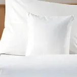 Damaškové povlečení atlasgrádl bílé proužek 3 mm - 200x220 + 2x 50x70 cm