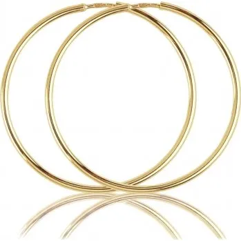 Náušnice Luxur, Kruhové náušnice Classic, žluté zlato, 585-35-3-0295.0Z00.0.20.000.17