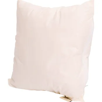 Polštář Malý polštář z ovčí vlny StříbroAktiv smetanová - 40x60 cm , Smetanová sypkovina StříbroAktiv