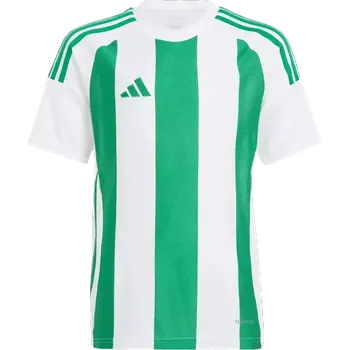 Dětský fotbalový dres Adidas Striped 24 bílo-zelený
