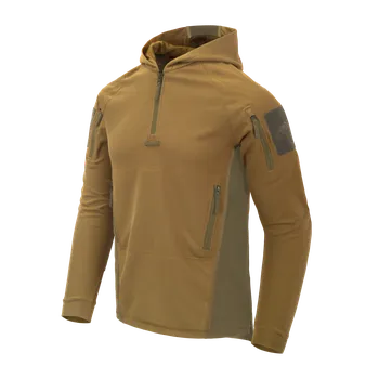Pánské oblečení HELIKON HELIKON mikina RANGE HOODIE TopCool - Coyote/Adaptive Green - XS