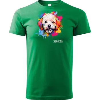 Chlapecké tričko Dětské tričko Bišon, Barva Zelená, Velikost 158 cm/12 roků, Canvas Dětské tričko 2429