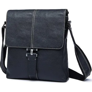 Pánská kožená taška přes rameno NW463 Barva (Varianta): Černá