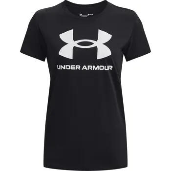 Dámské tričko Dámské Tričko s krátkým rukávem UNDER ARMOUR UA W SPORTSTYLE LOGO SS 1356305-001 – Černá L