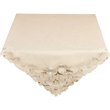 ubrus Ubrus Béžové květy 40 x 90 cm