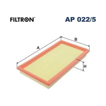 Vzduchový filtr Vzduchový filtr FILTRON AP 022/5