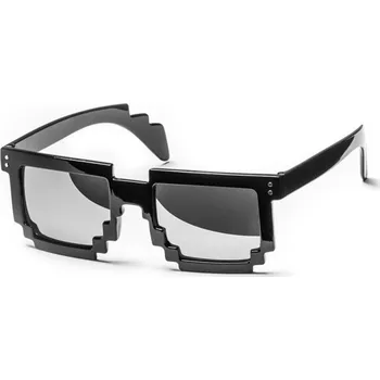 Brýle pixel Černé s tmavýmy sklíčky