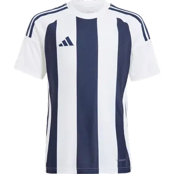 Dětský fotbalový dres Adidas Striped 24 bílo-modrý2