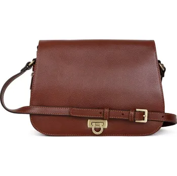 Kabelka Dámská kožená kabelka Hexagona Alessia - hnědá