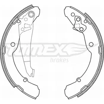 Brzdová čelist Sada brzdových čelistí TOMEX Brakes TX 21-04