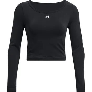 Dámské tričko Dámské funkční tričko s dlouhým rukávem Under Armour VANISH SEAMLESS LS TEE W černé 1379150-001 - XL | UK 7 | US 9,5