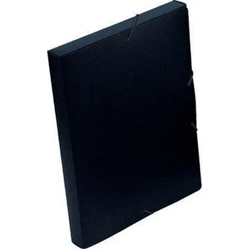 Desky s gumičkou "Coolbox", černé, PP, 30 mm, A4, VIQUEL