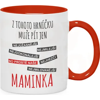 Gravírování Hrnek ke Dni matek - MAMINČIN HRNEČEK - různé typy hrnků a vlastní fot