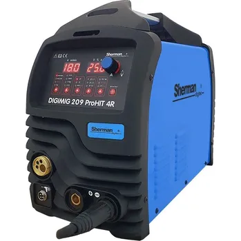 Svářečka Svářecí invertor MIG | Sherman DIGIMIG 209 ProHIT 4R | 200A /60% | hořák 15/3m + kabely