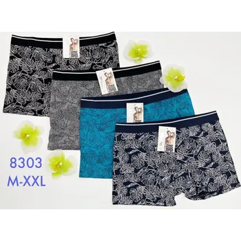 Boxerky Pánské bavlněné boxerky Miego - L8303 (Balení/12 ks)