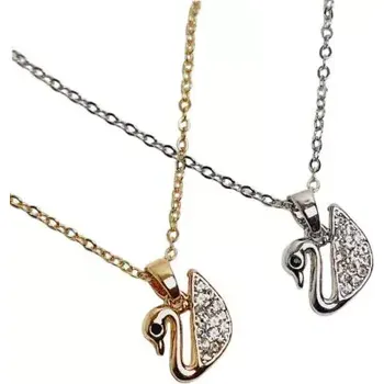 Řetízek Dámský řetízek s přívěskem ve tvaru labutě