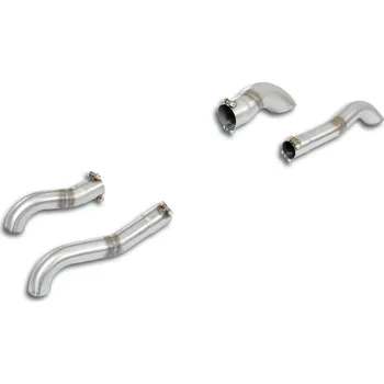 Koncovka výfuku Sada koncovek výfuku, pravá – levá "Stealth" Supersprint 779414