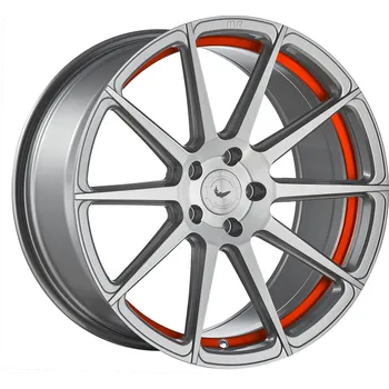 Alu kolo Barracuda PROJECT 2.0 stříbrná broušená / červený lem 9×20" 5×114,3 ET 40