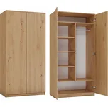 TPS Šatní skříň SD-90 cm - Dub artisan