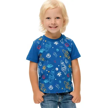 Chlapecké tričko Chlapecké tričko - Winkiki WKB 92568, modrá Barva: Modrá, Velikost: 110