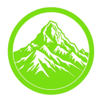 Samolepící dekorace Krajina hory 041 levá v kruhu (04 - zelená kawasaki) SAMOLEPKA NA AUTO, NÁLEPKA, FÓLIE, POLEP, TUNING, VLASTNÍ TEXT, TISK, AUTOSAMOLEPKY.cz, POLEPY, OBRÁZEK, LOGO, 3D STICKERS