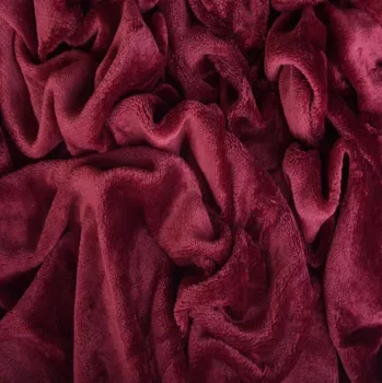 Prostěradlo Mikroflanelové prostěradlo 180x200cm - Vínová