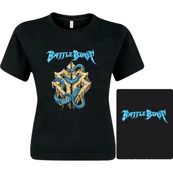 dámské triko Battle Beast - snake, logo