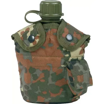 Kempingové nádobí Polní láhev BEST CLASS flecktarn (Dokonalé repro Americké polní láhve, vysoce kvalitně provedená, dodávána včetně pitítka.)