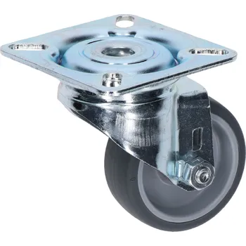 Pojezdové kolečko Otočné kolečko s deskou, průměr 50mm