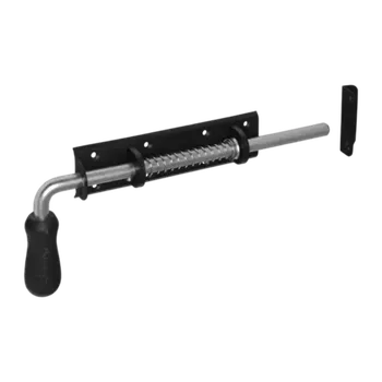 Tesařské kování Zástrč pružinová s dřev. koncovkou černá 300 x 190 mm WSP 260 (86212)